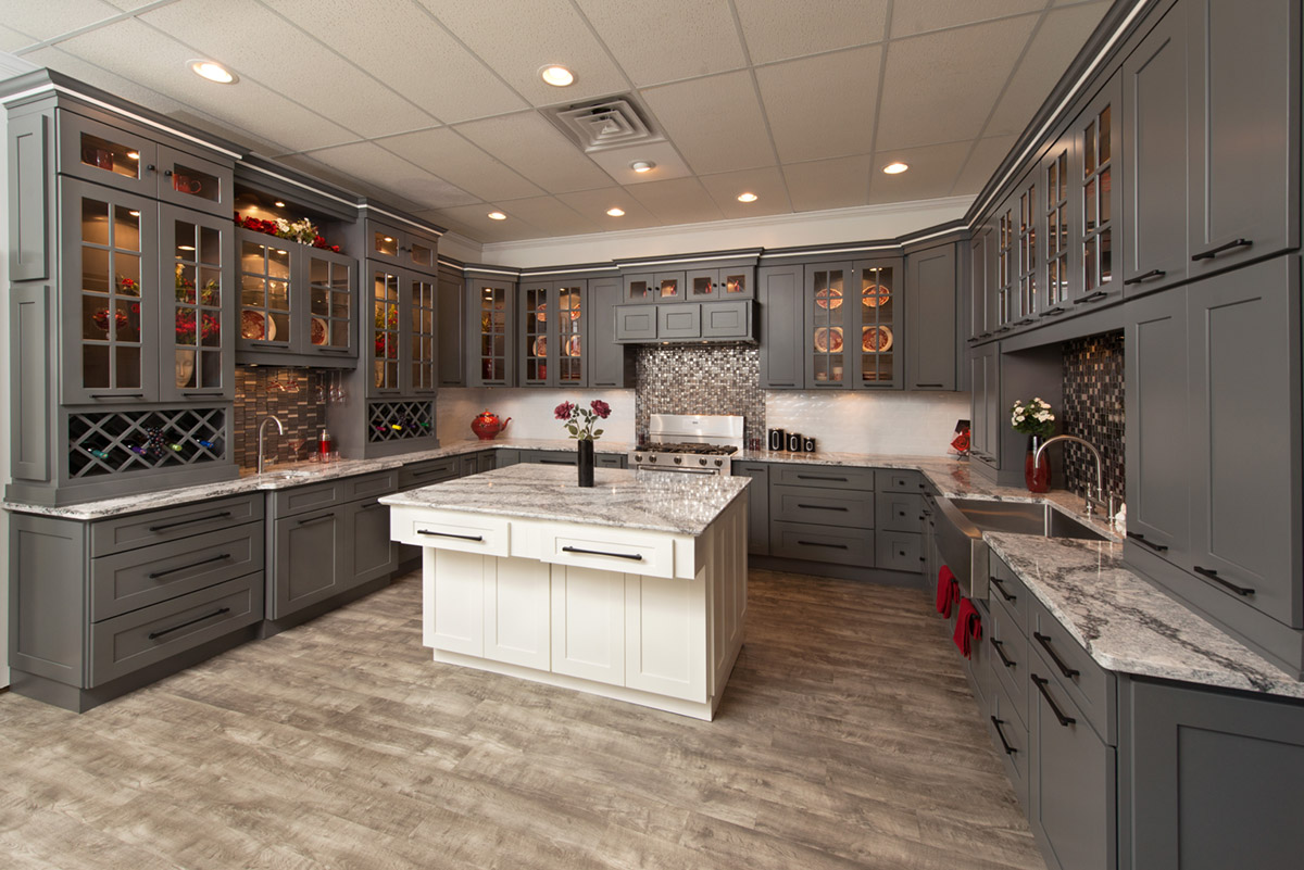 designed kitchen cabinets